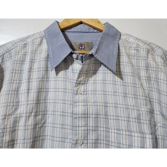The Territory Ahead‎ Mens XL Long Sleeve Pinstripe Collar Casual Button Up Shirt - Picture 1 of 5
